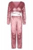 Zmysłowy komplet Setisa różowy / pink LivCo Corsetti Fashion rozmiar - S/M